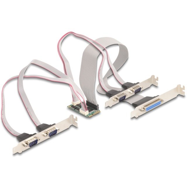 DeLOCK Mini PCIe I/O PCIe full size 4 x Seriell RS-232