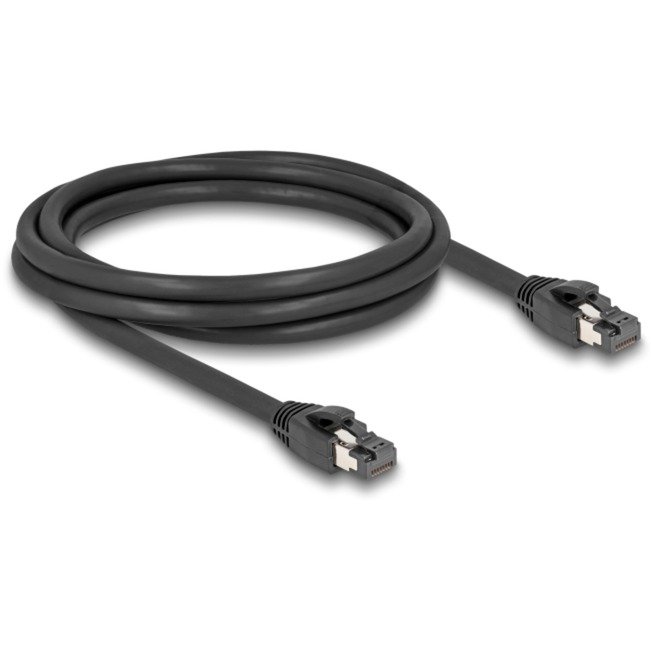 DeLOCK Netzwerkkabel RJ-45 Cat.8.1 S/FTP Negro - Imagen 2