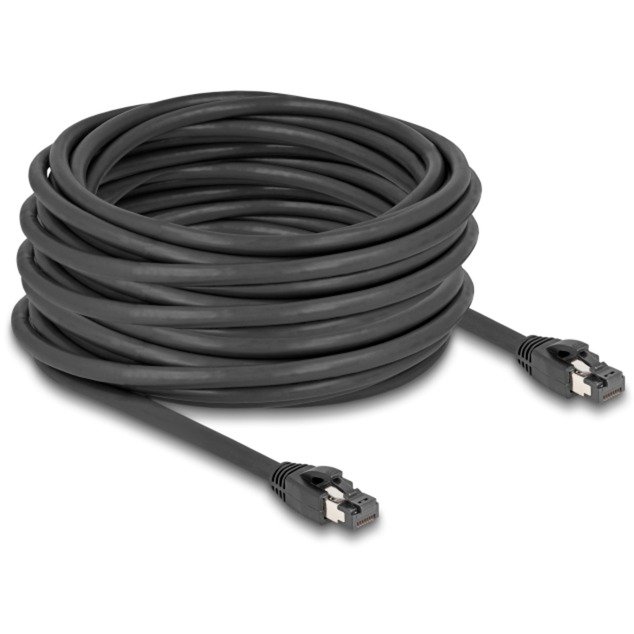 DeLOCK Netzwerkkabel RJ-45 Cat.8.1 S/FTP Negro - Imagen 2