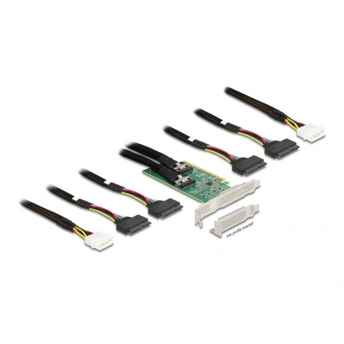 DeLOCK PCI Express 4.0 x16 Karte zu 4 x SFF-8639 NVMe - Imagen 5