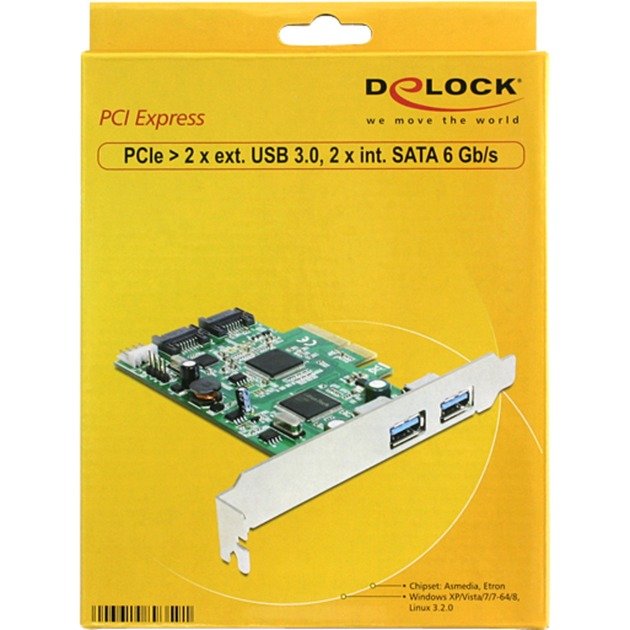 DeLOCK PCI Express Karte > 2x USB 3.0