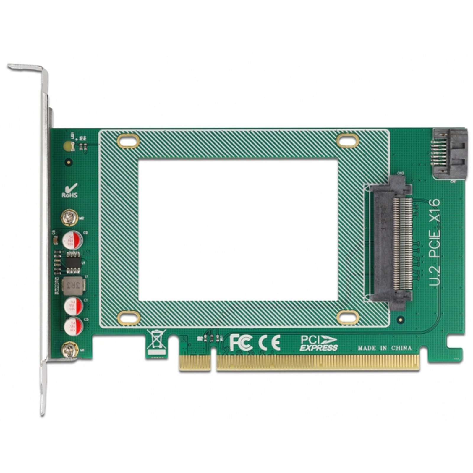 DeLOCK PCI Express x16 Karte zu 1 x intern U.2 NVMe SFF-8639 - Imagen 3