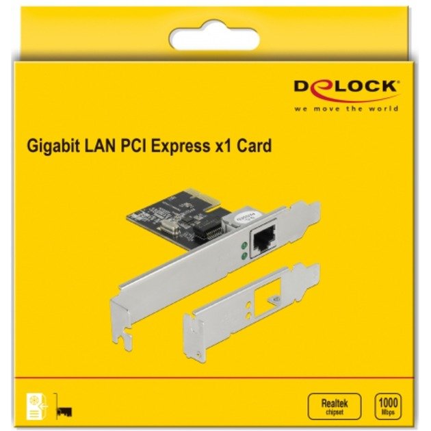 DeLOCK PCI Express x1 Karte 1 x RJ45 Gigabit LAN RTL8111 - Imagen 5