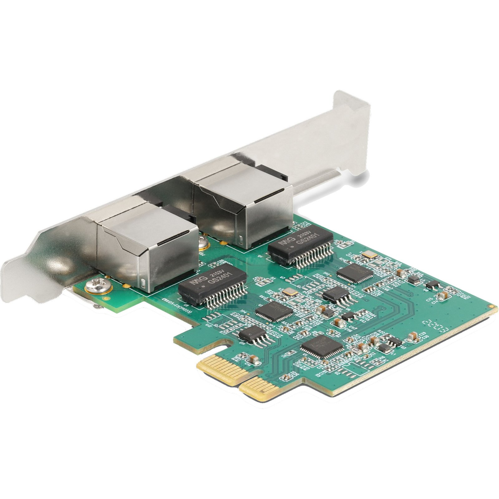 DeLOCK PCI Express x1 Karte 2 x RJ45 2