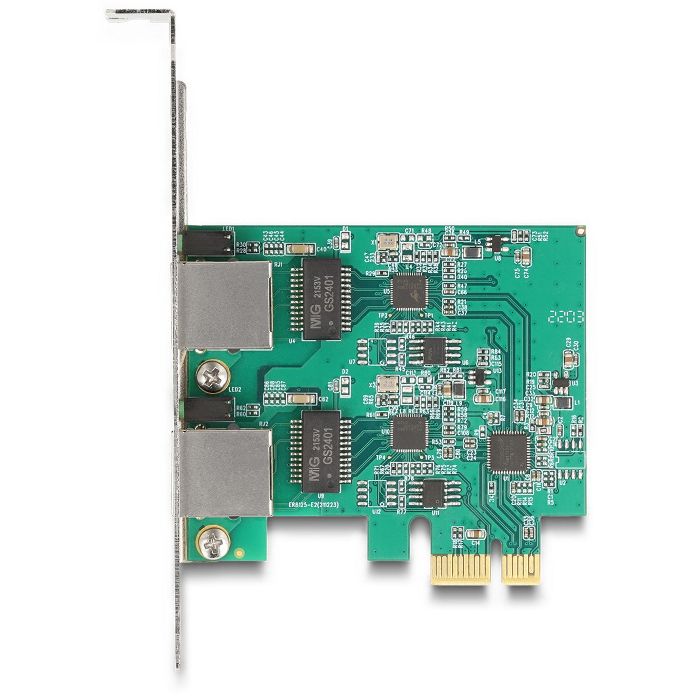 DeLOCK PCI Express x1 Karte 2 x RJ45 2 - Imagen 2