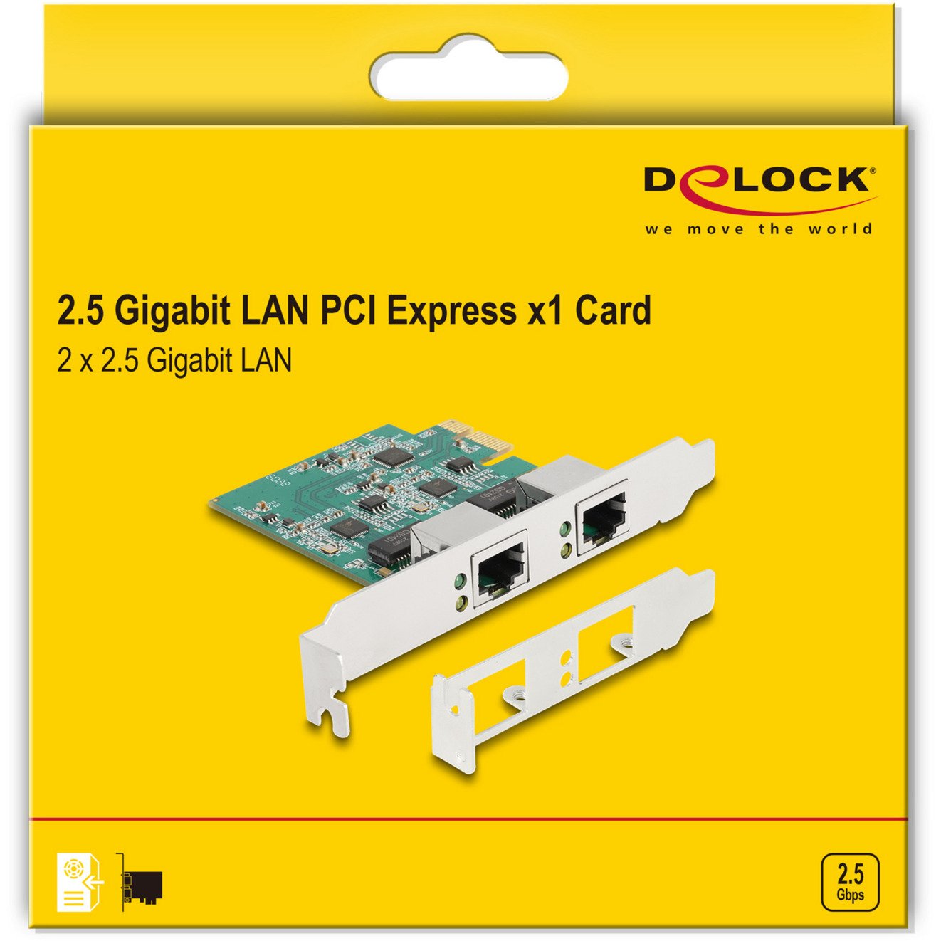DeLOCK PCI Express x1 Karte 2 x RJ45 2 - Imagen 4