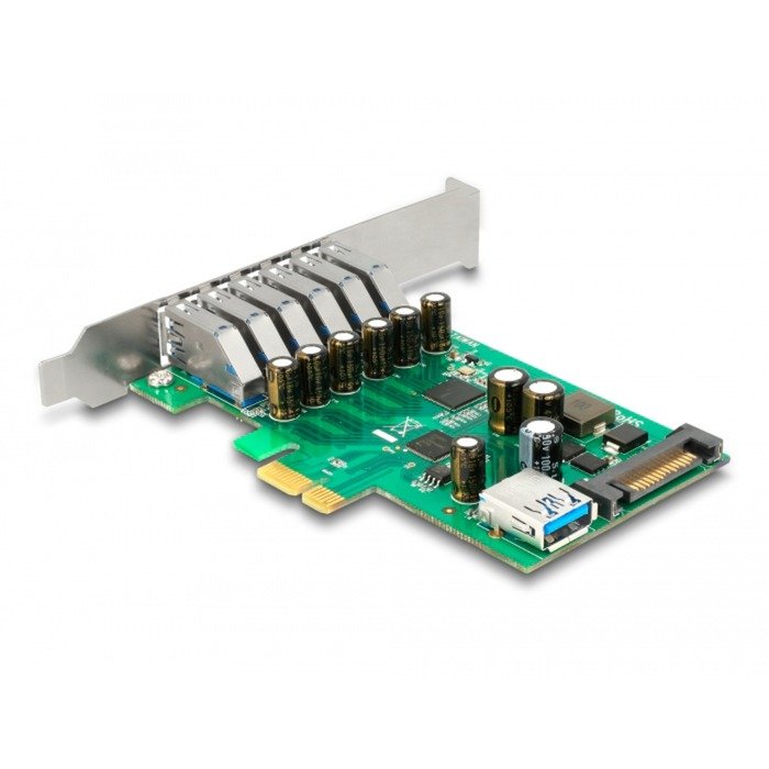 DeLOCK PCI Express x1 Karte zu 6 x extern + 1 x intern USB 5 - Imagen 2