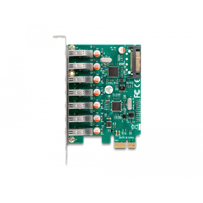 DeLOCK PCI Express x1 Karte zu 7 x extern USB 5 Gbps Typ-A Buchse - Imagen 3