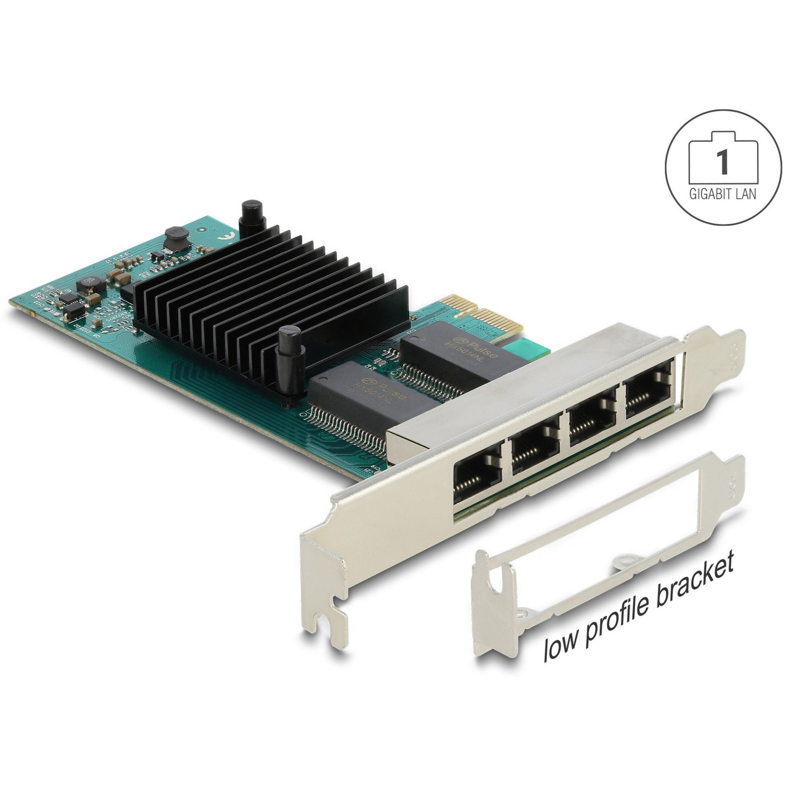 DeLOCK PCI Express x1 zu 4 x RJ45 Gigabit LAN i350 - Imagen 4