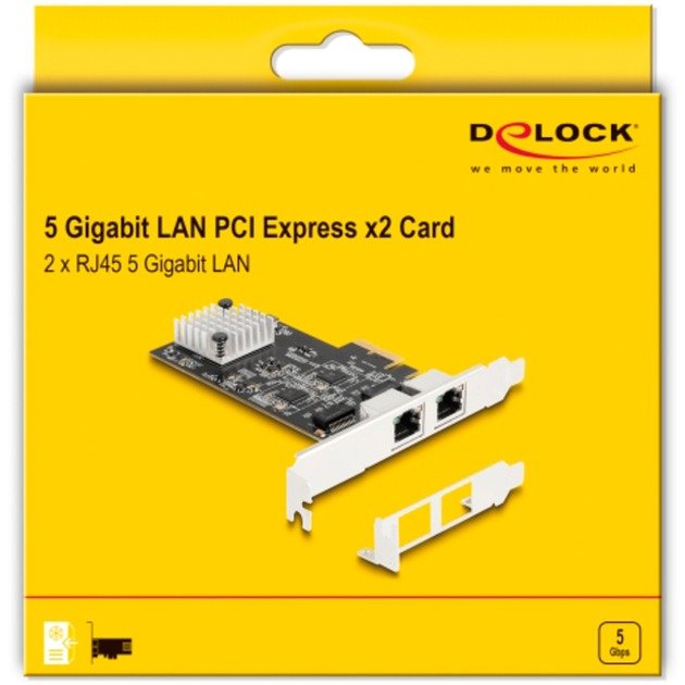 DeLOCK PCI Express x2 Karte zu 2 x RJ45 - Imagen 5