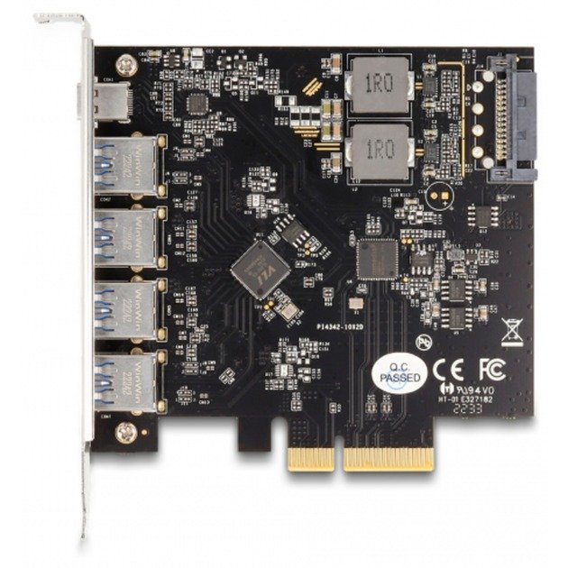 DeLOCK PCI Express x4 Karte zu 1 x USB Type-C + 4 x USB Typ-A - Imagen 3
