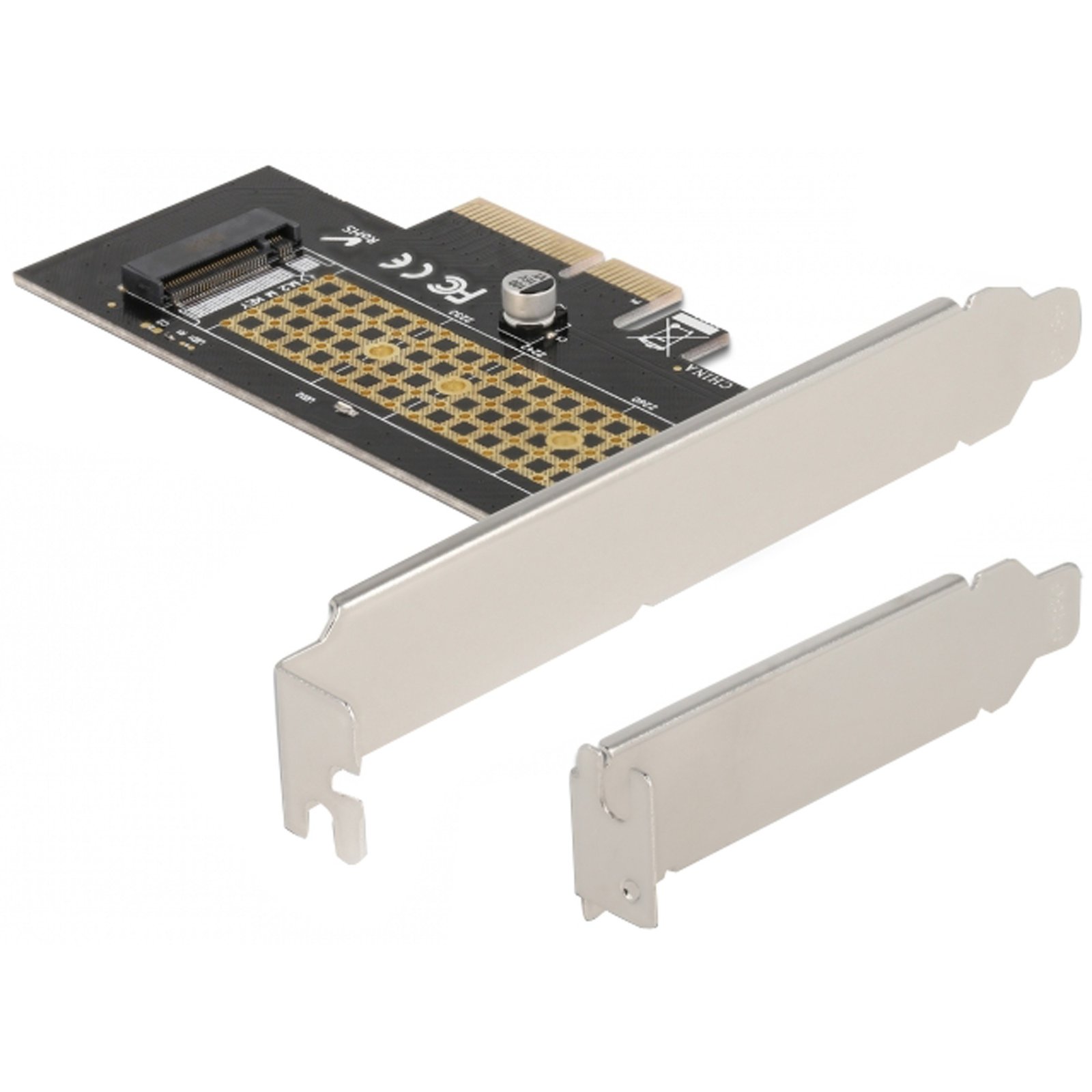 DeLOCK PCI Express x4 Karte zu 1 x intern NVMe M.2 Key M 80 mm