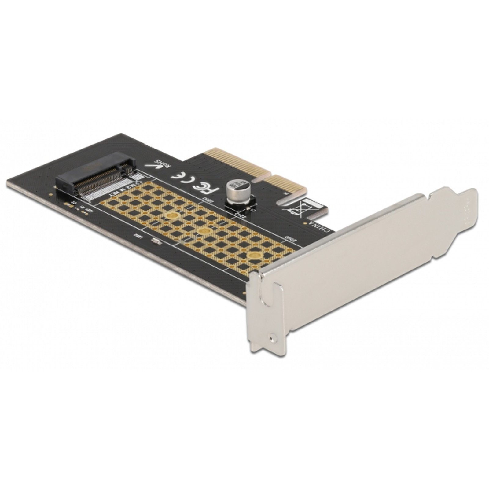 DeLOCK PCI Express x4 Karte zu 1 x intern NVMe M.2 Key M 80 mm - Imagen 3