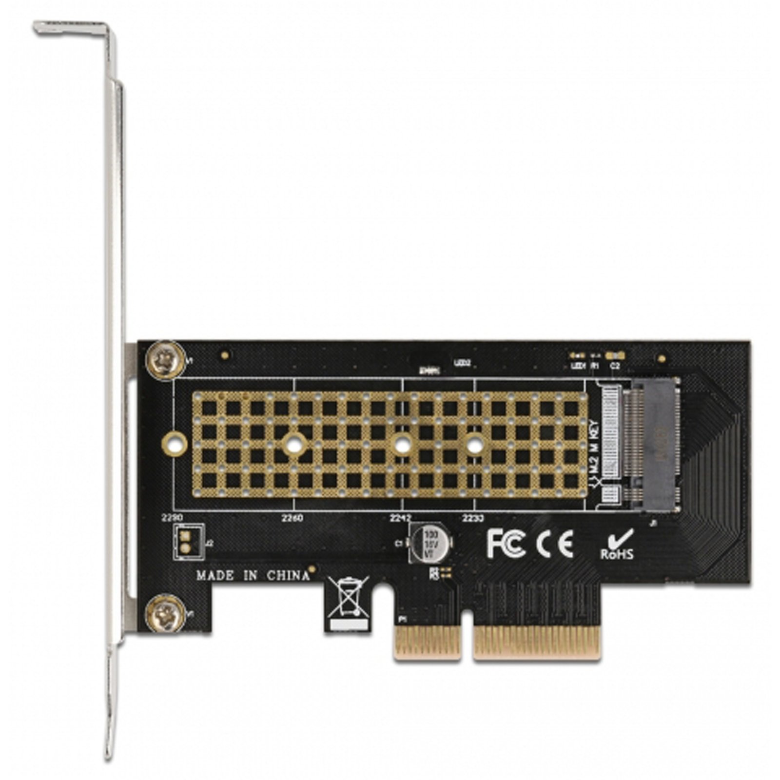 DeLOCK PCI Express x4 Karte zu 1 x intern NVMe M.2 Key M 80 mm - Imagen 4