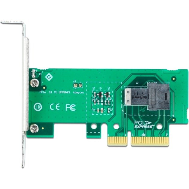 DeLOCK PCI Express x4 Karte zu 1 x intern SFF-8643 NVMe Low Profile - Imagen 2