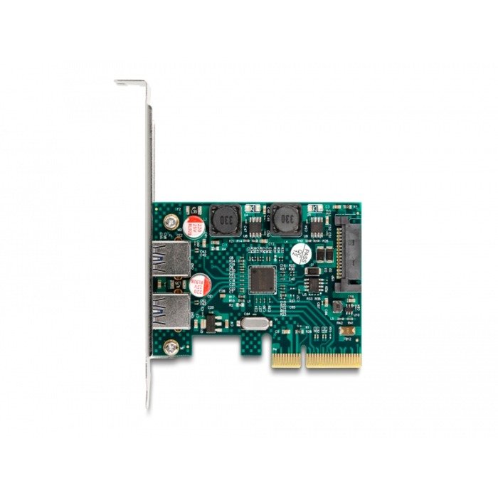 DeLOCK PCI Express x4 Karte zu 2 x extern USB 10 Gbps Typ-A Buchse - Imagen 4