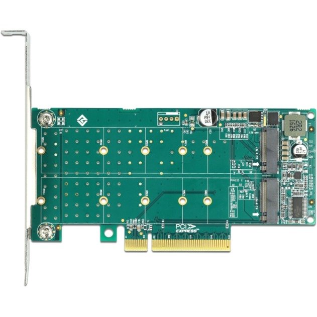 DeLOCK PCI Express x8 Karte zu 2 x intern NVMe M.2 Key M - Bifurcation - Imagen 4