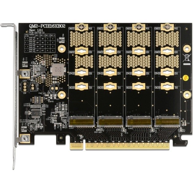 DeLOCK PCIe 16x Karte > 4x Intern NVMe M.2 - Imagen 3