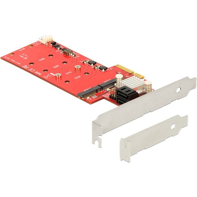 DeLOCK PCIe 2x M.2 NGFF + 2x SATA Raid