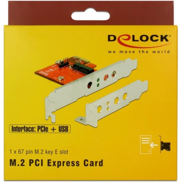 DeLOCK PCIe Karte > 1x intern M.2 E Low Profile - Imagen 5