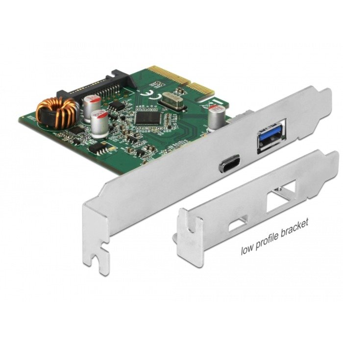 DeLOCK PCIe >1x USB C + 1x USB A - Imagen 2