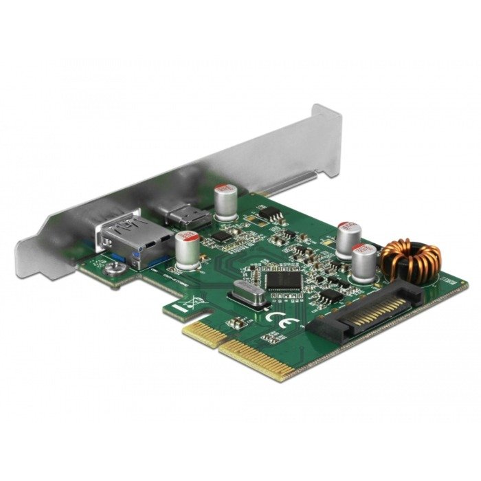 DeLOCK PCIe >1x USB C + 1x USB A - Imagen 3