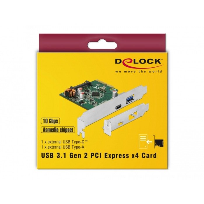 DeLOCK PCIe >1x USB C + 1x USB A - Imagen 5