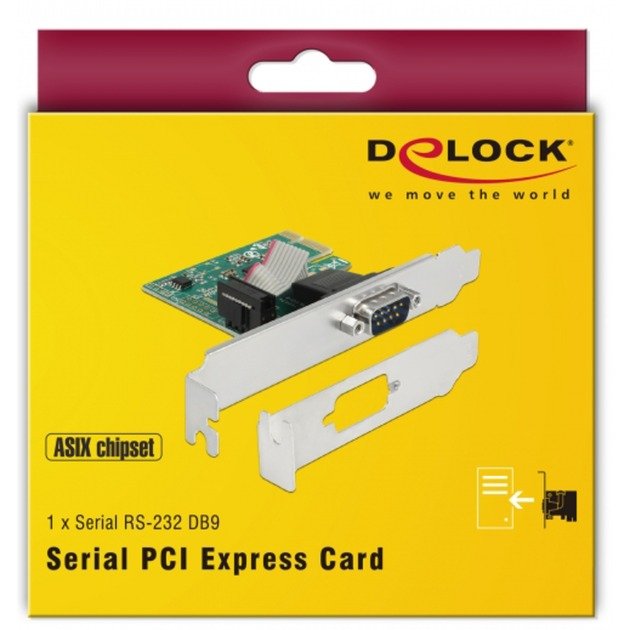 DeLOCK PCIe > 1 x Seriell RS-232