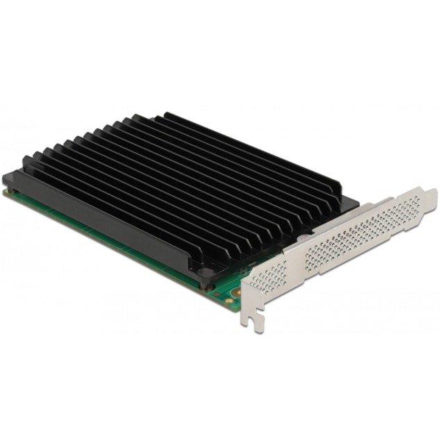 DeLOCK PCIe x16 > 4x NVMe M.2 Key M + Bitfurcation