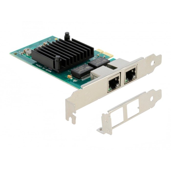 DeLOCK PCIe x1 auf 2x RJ45 Gbit