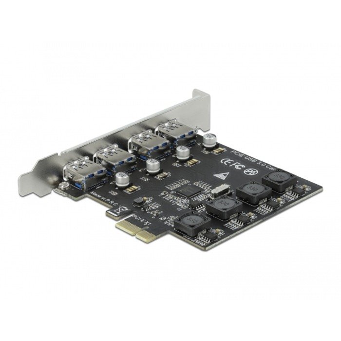 DeLOCK PCIe x1 zu 4x ext. USB Typ-A USB 3.2 Gen 1 - Imagen 2