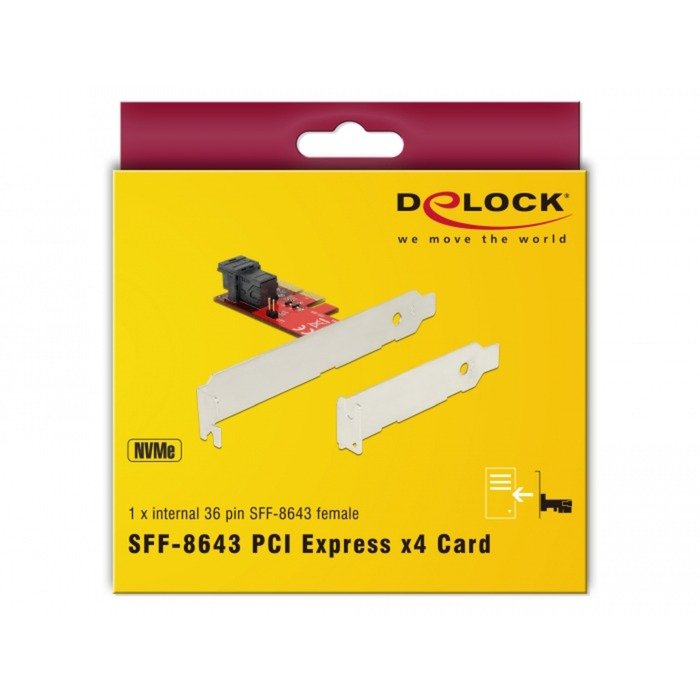 DeLOCK PCIe x4 Karte >1x SFF-8643 NVMe - Imagen 5