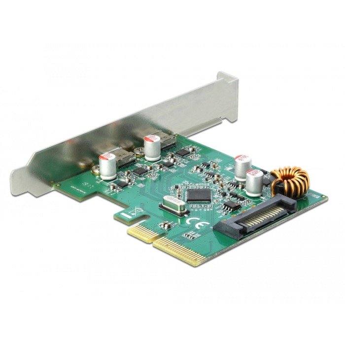 DeLOCK PCIe x4 > 2x extern USB 3.2 Gen 2 Typ-C - Imagen 3
