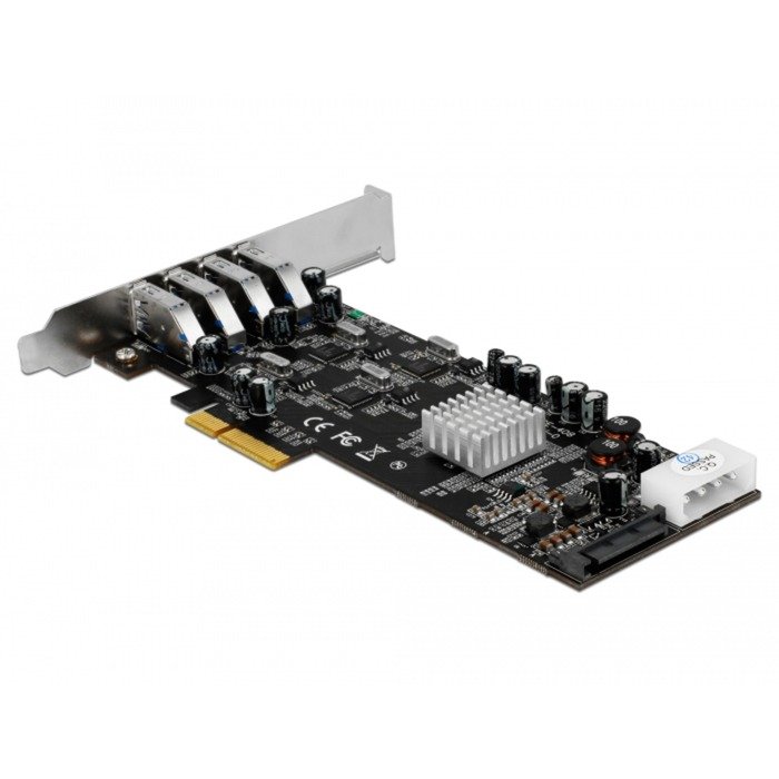 DeLOCK PCIe x4 auf 4x ext. USB 3.2 Gen 1 Quad Channel - Imagen 3