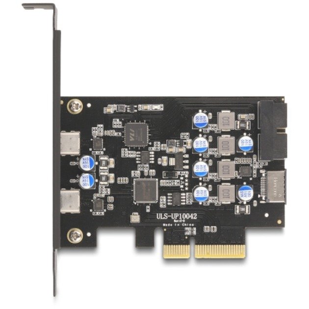 DeLOCK PCIe x4 zu 2x USB C + 1 x intern USB 10 Gbps Typ-E Key A + 19 Pin - Imagen 3