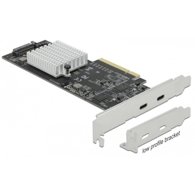 DeLOCK PCIe x8 > 2x extern USB-X 3.2 Gen 2x2