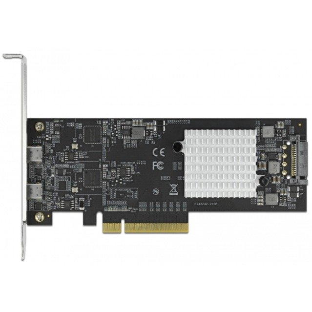 DeLOCK PCIe x8 > 2x extern USB-X 3.2 Gen 2x2 - Imagen 4