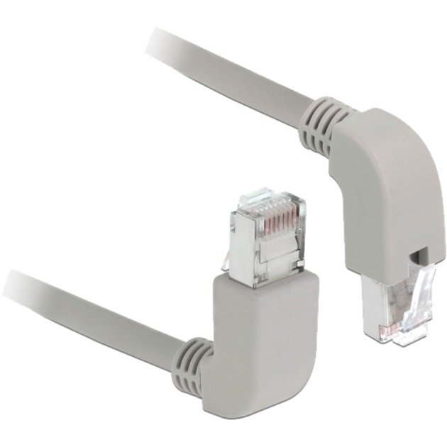 DeLOCK Patchkabel RJ45 Cat.6a S/FTP Gris