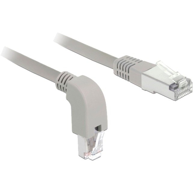 DeLOCK Patchkabel RJ-45 Cat.6a S/FTP Gris