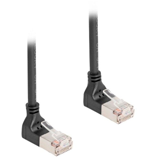 DeLOCK Patchkabel RJ-45 Cat.6a S/FTP Negro