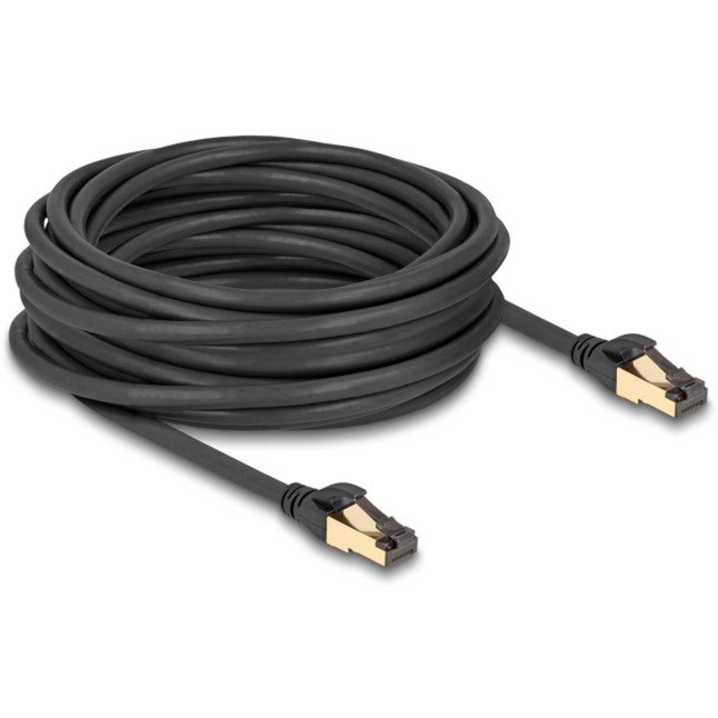 DeLOCK RJ-45 Netzwerkkabel Cat.6a S/FTP Negro - Imagen 2