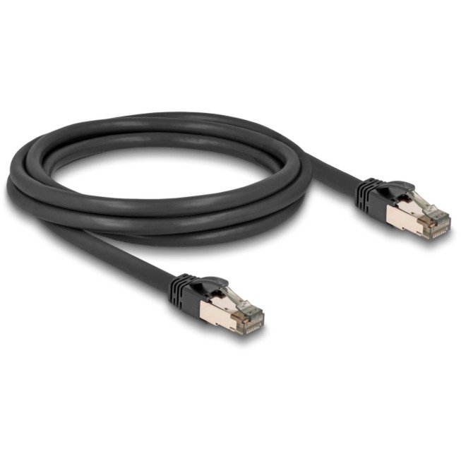 DeLOCK RJ-45 Netzwerkkabel Cat.6a U/FTP ultra flexibel Negro - Imagen 2