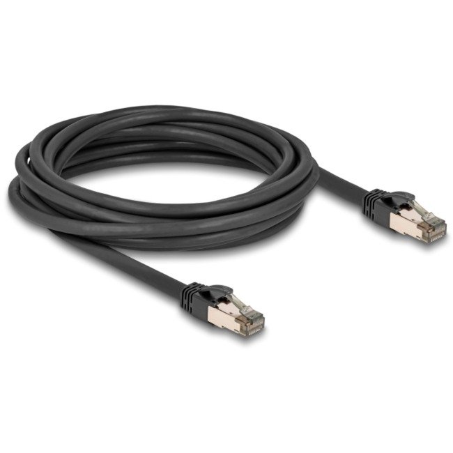 DeLOCK RJ-45 Netzwerkkabel Cat.6a U/FTP ultra flexibel Negro - Imagen 2