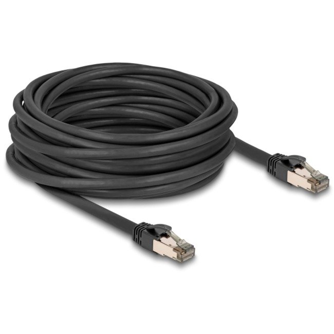 DeLOCK RJ-45 Netzwerkkabel Cat.6a U/FTP ultra flexibel Negro - Imagen 2