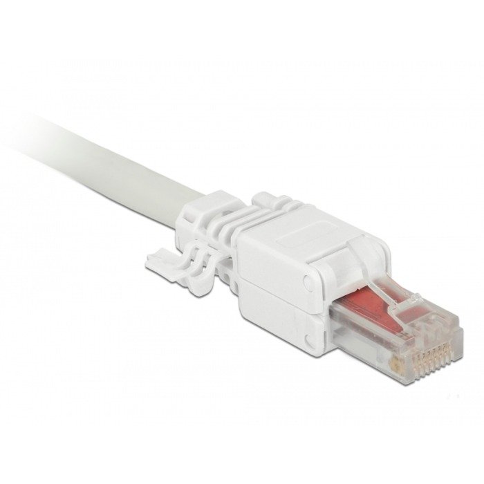 DeLOCK RJ-45 Stecker Cat.6 UTP Blanco