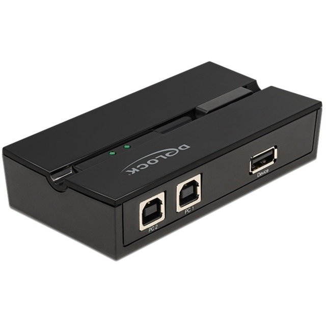 DeLOCK USB 2.0 Switch für 2 PC an 1 Gerät Negro