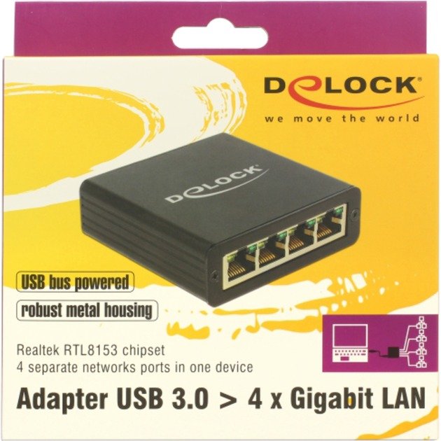 DeLOCK USB 3.2 Gen 1 Adapter Negro - Imagen 5