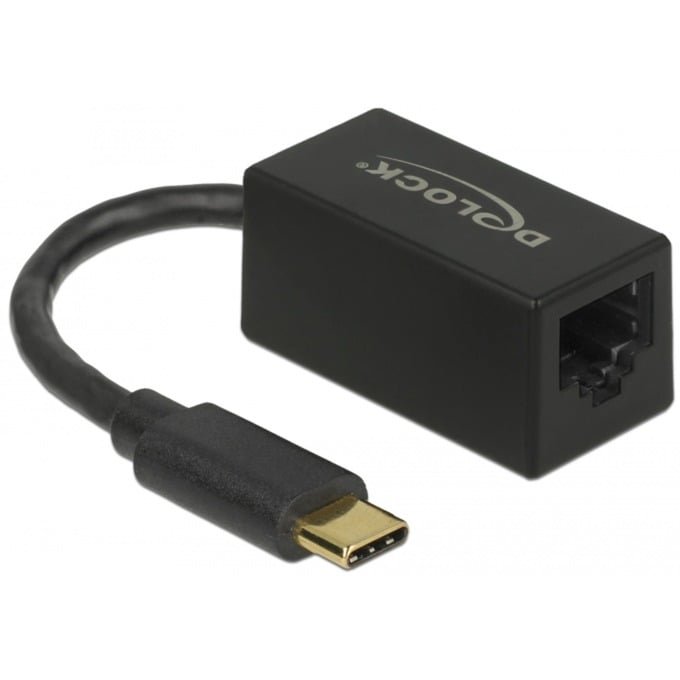 DeLOCK USB 3.2 Gen 1 Adapter Negro