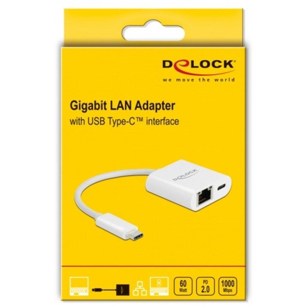 DeLOCK USB 3.2 Gen 1 Adapter Blanco - Imagen 3