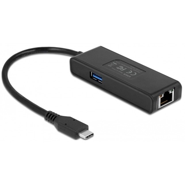 DeLOCK USB 3.2 Gen 1 Adapter Negro